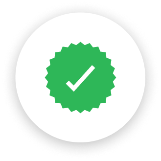 Icono de check, simulando que está validado